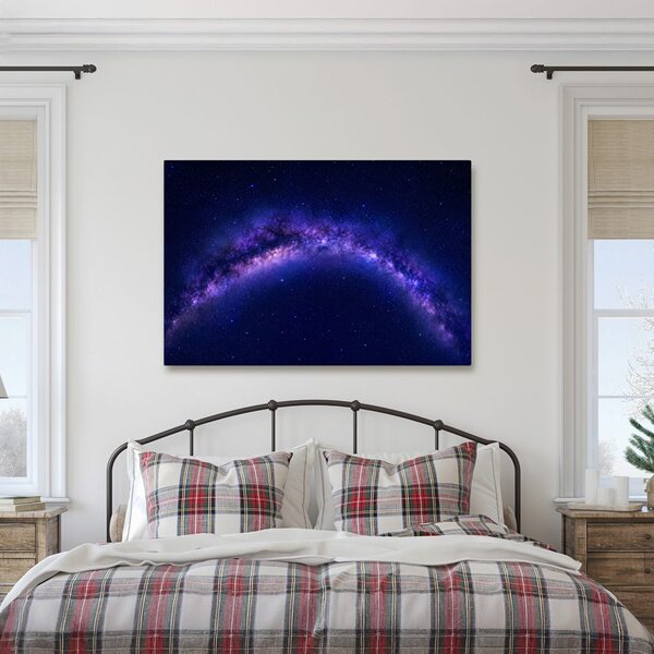 Kép lila galaxis az éjszakai égbolton