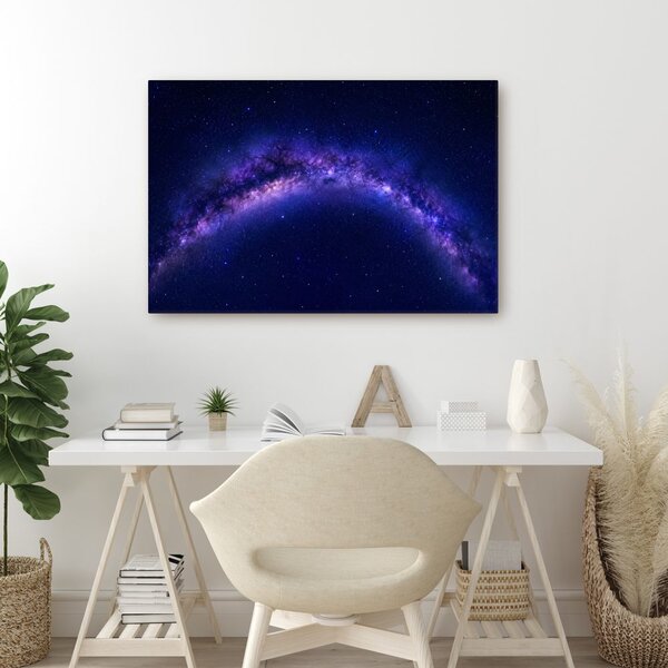 Kép lila galaxis az éjszakai égbolton