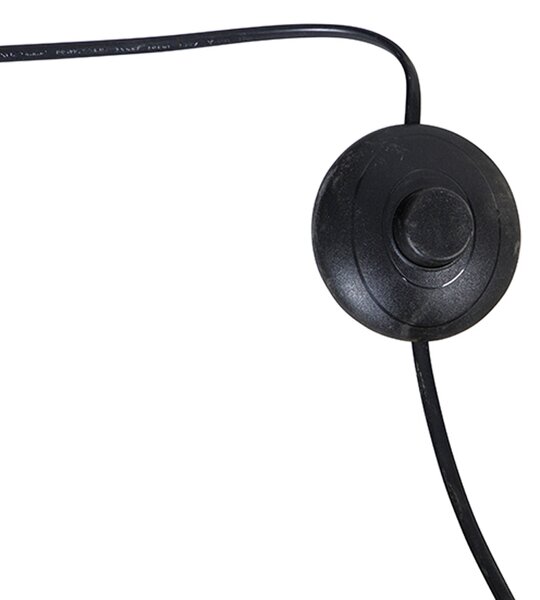 Acél állólámpa sötétzöld búrával 50 cm - XXL