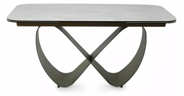 Infinity bővíthető étkezőasztal kerámia bézs/réz 160-240 cm
