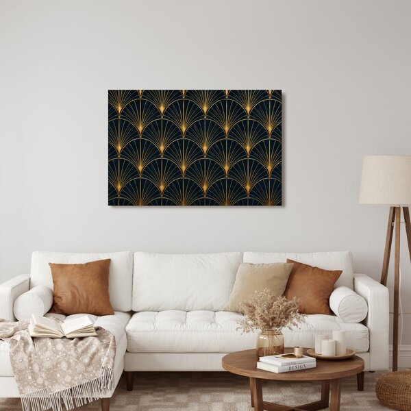 Kép arany art deco minta