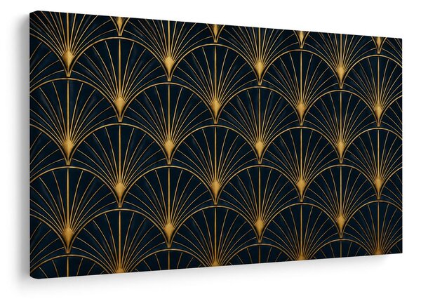 Kép arany art deco minta