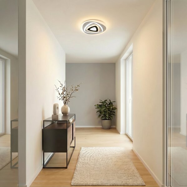 Mennyezeti Lámpa Lindby, Rebeka, dimmable, Fehér, Étkező, Műanyag, Modern