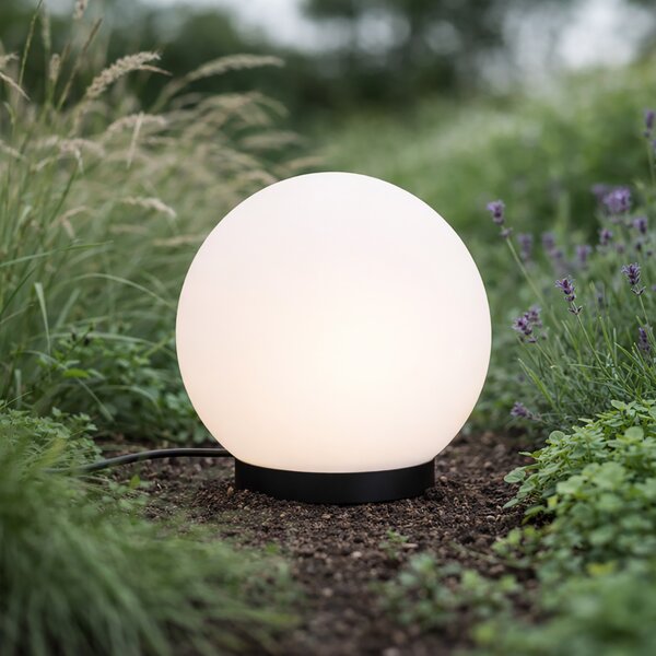 Modern kültéri lámpa 12V fehér 20cm LED-del IP65 - Voltaire Luno