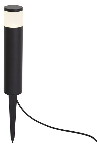Modern kültéri oszlop lámpa 12V fekete LED-del IP65 - Voltaire Palo