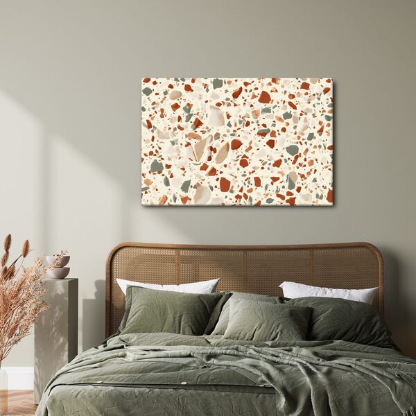 Kép finom terrazzo mozaikmintával