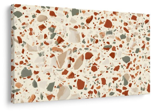 Kép finom terrazzo mozaikmintával