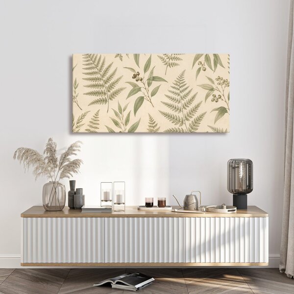 Kép vintage herbárium zöld ágacskákkal