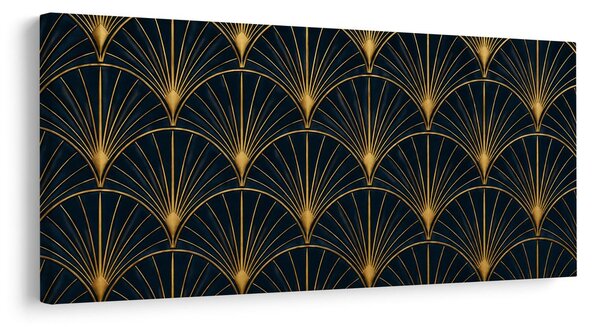 Kép luxus kék-arany ornamentika