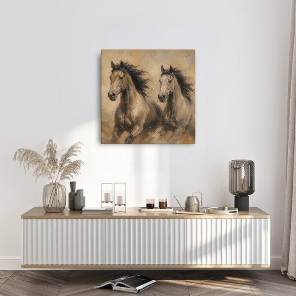 Kép elegáns lovak mozgásban