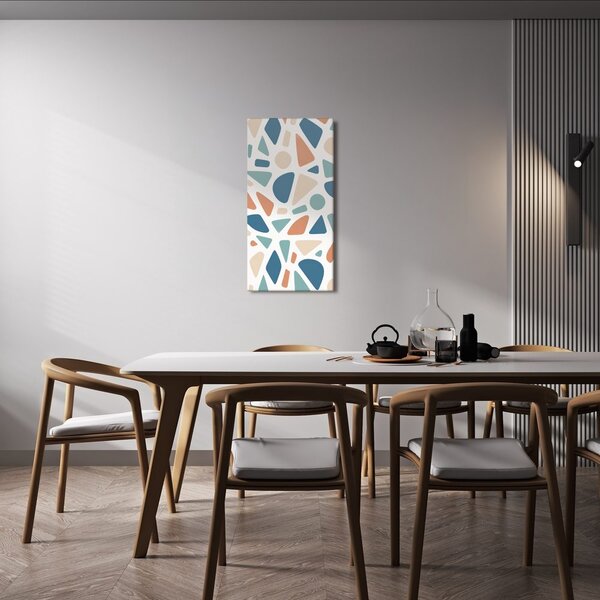 Kép pasztelltónusú geometrikus mozaik