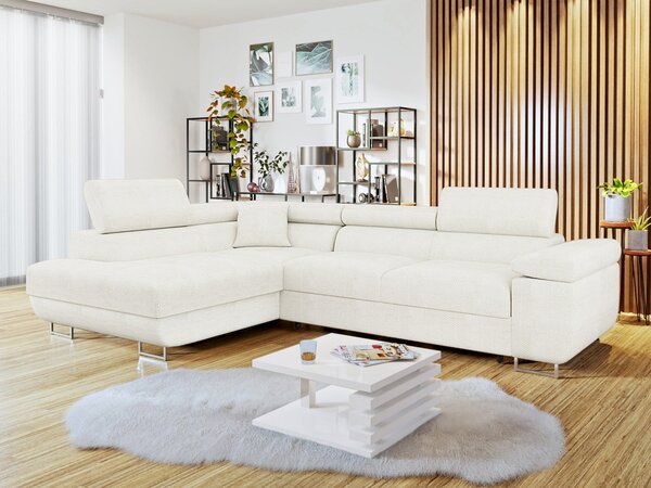Sarokkanapé garnitúra Terazuro (fehér)