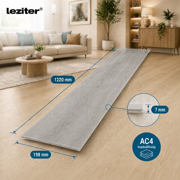 Leziter Erdei tölgy laminált padló 7mm AC4