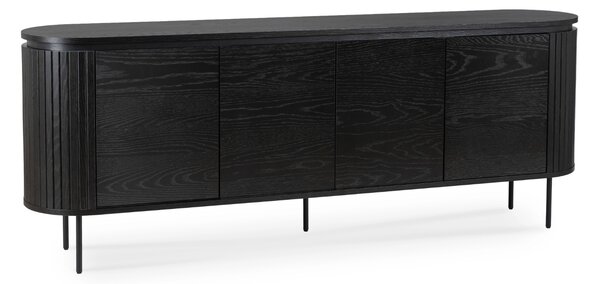 BECK komód 200 cm, fekete