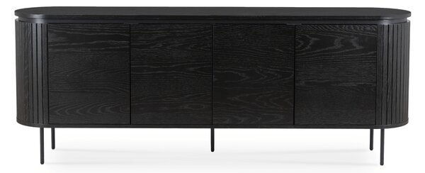 BECK komód 200 cm, fekete