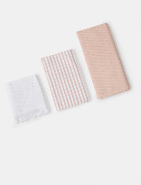 Sinsay - Konyharuha szett 3 pack - pasztellpink