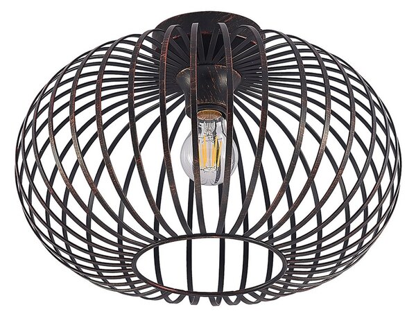 Mennyezeti Lámpa Lindby, Rosalea, dimmable, Fekete, Nappali, Fém, Modern