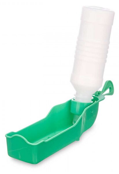 ANIMAL utazós palack kutyáknak 250 ml, rózsaszín