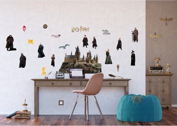 Harry Potter Roxfort öntapadós dekoráció, 65 x 85 cm