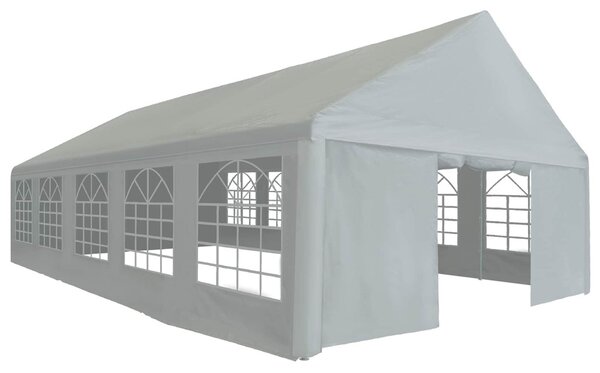 Sátor textil váz nélkül Szürke 10 x 5 m PE