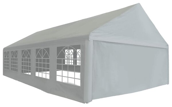Sátor textil váz nélkül Szürke 10 x 5 m PE