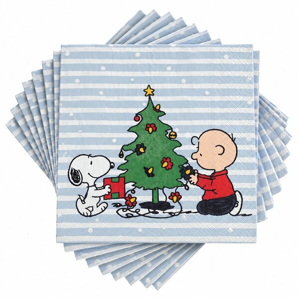 PEANUTS papírszalvéta, Snoopy és Charlie