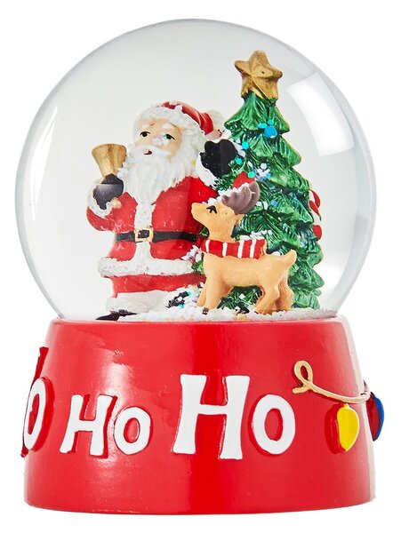 X-MAS hógömb 6 cm , Hohoho