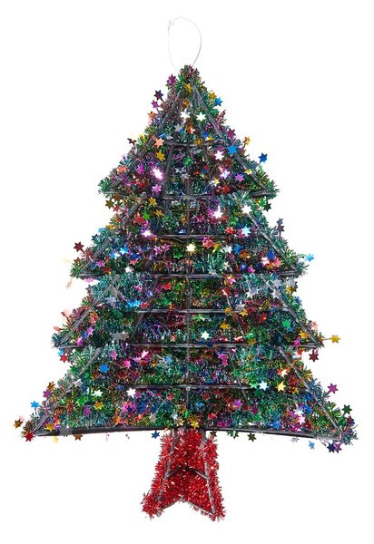 X-MAS csillámos dekor fenyő 57cm