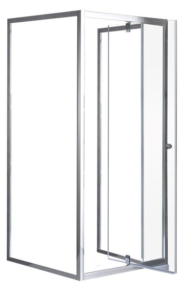 Flexi 80x80 cm falsíkra szerelhető szögletes zuhanykabin zuhanytálca nélkül