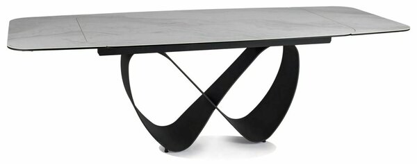 Infinity bővíthető étkezőasztal kerámia fehér 160-240 cm
