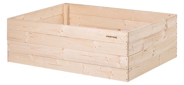 ATMOWOOD Fa magaságyás 120 x 80 x 40 cm