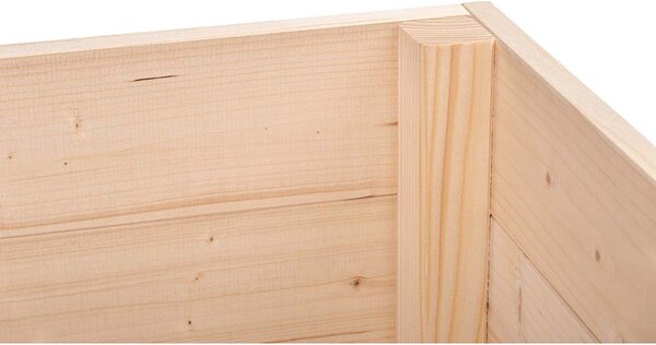 ATMOWOOD 4-emeletes fa virágágyás 120 x 120 x 40 cm