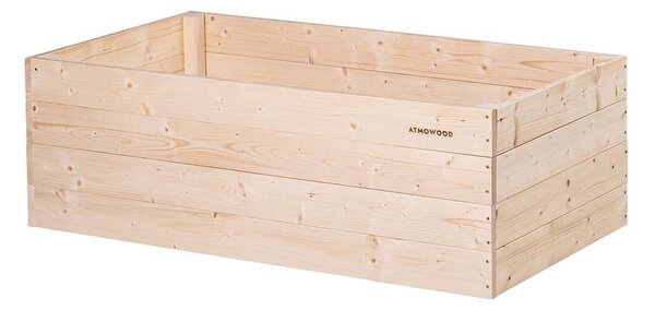 ATMOWOOD Fa magaságyás 120 x 60 x 40 cm