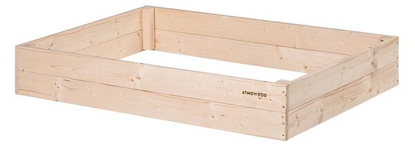 ATMOWOOD Fa magaságyás 120 x 80 x 20 cm