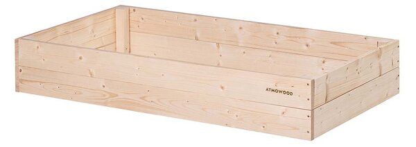 ATMOWOOD Fa magaságyás 120 x 60 x 20 cm