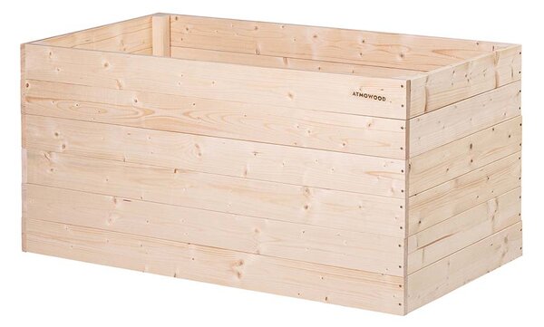 ATMOWOOD Fa magaságyás 120 x 60 x 60 cm