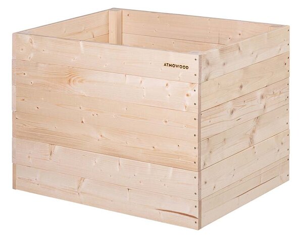 ATMOWOOD Fa magaságyás 80 x 60 x 60 cm