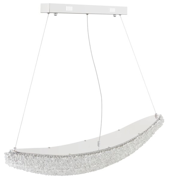 KRISTALLA LED függőlámpa, króm, 105 cm, 2700–6000K