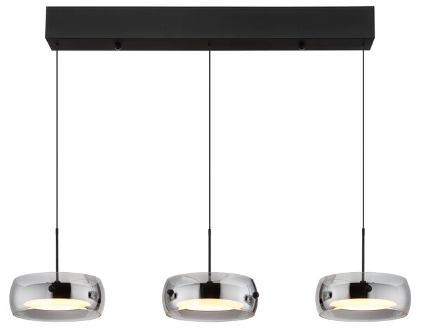 LIVION LED függőlámpa, három fénytesttel