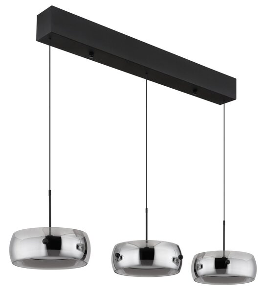 LIVION LED függőlámpa, három fénytesttel