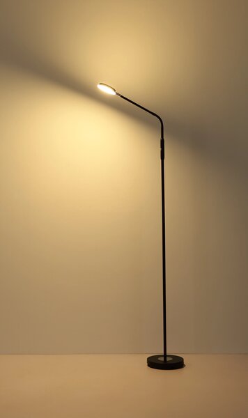 SILVIO LED állólámpa, matt fekete, 173 cm, 2700/3350/4000K
