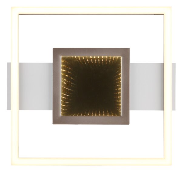 PIKARA LED mennyezeti lámpa, 24 W, króm részletekkel