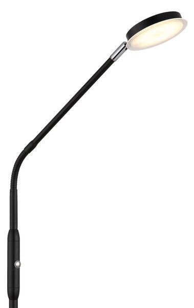 SILVIO LED állólámpa, matt fekete, 173 cm, 2700/3350/4000K