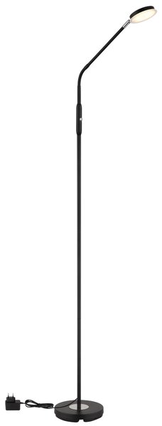 SILVIO LED állólámpa, matt fekete, 173 cm, 2700/3350/4000K