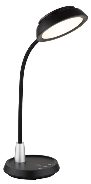 KIRK LED asztali lámpa, sötét kivitel