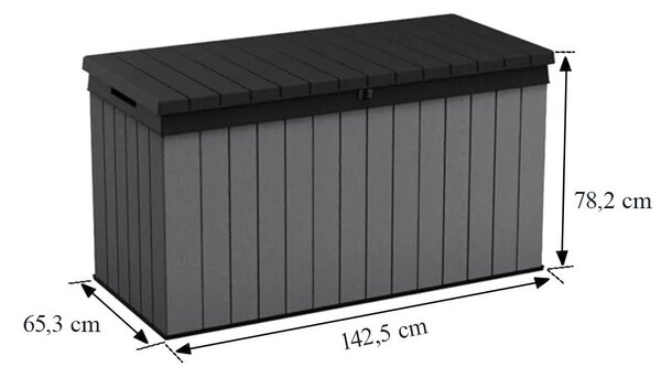 Darwin kerti tároló 570L grafit