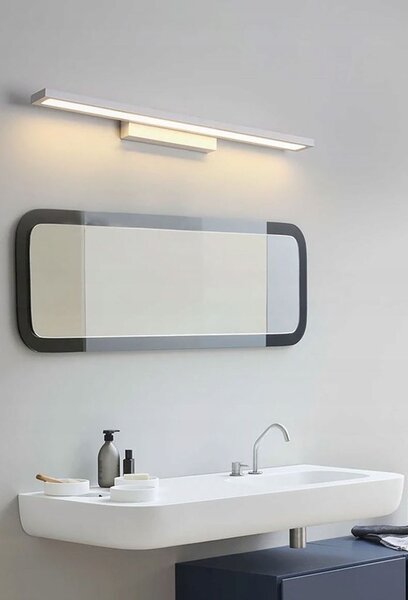 LED FÜRDŐLÁMPA TÜKÖR fölött Rea 80CM APP841-1W Chrome