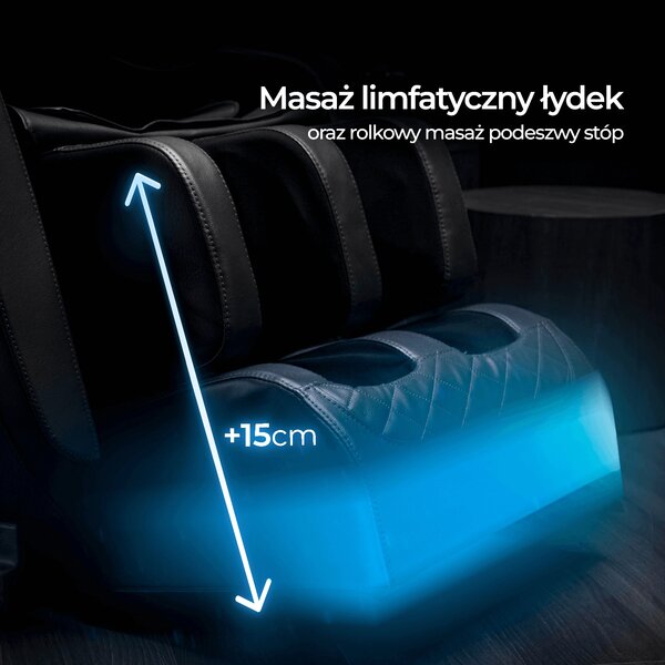 Masszázsfotel Visita Max A (fekete) . Akció -24%