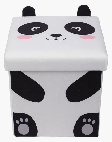 Sinsay - Panda alakú tárolós puff - fehér
