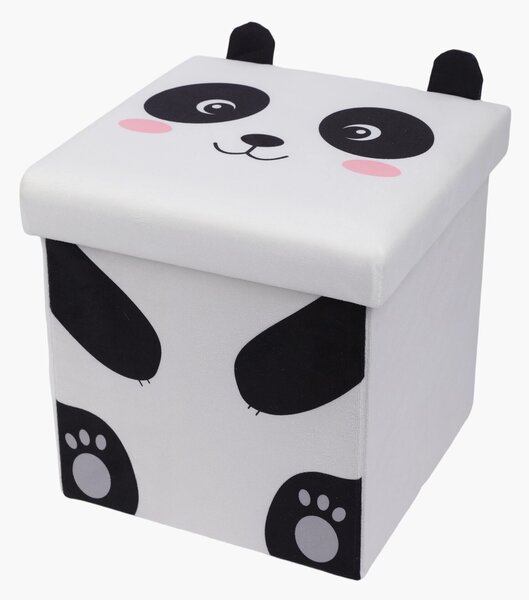 Sinsay - Panda alakú tárolós puff - fehér